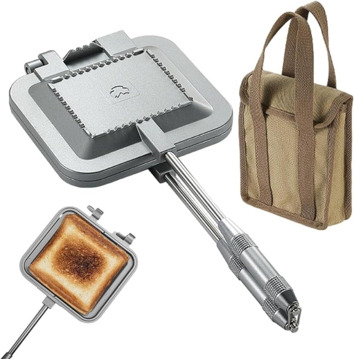 未使用◾️たい焼き 岩鋳 南部鉄器 キャンプ ホットサンド 型抜き